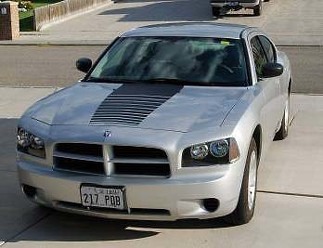 Autocollants Dodge Charger Fading Hood Stripe 2006-2010