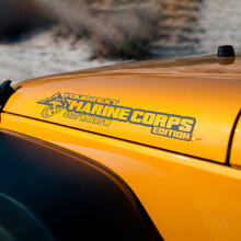Jeu d'autocollants vinyles latéraux édition personnalisée Corps des Marines pour Jeep Wrangler_2