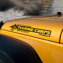Autocollant en vinyle pour capot latéral Marine Corps USMC, graphique pour Jeep Wrangler 27 