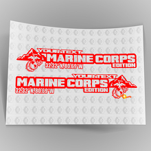 Autocollant en vinyle pour capot latéral Marine Corps USMC, graphique pour Jeep Wrangler 27 