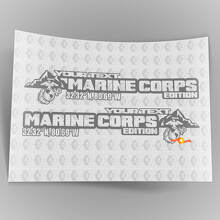 Jeu d'autocollants vinyles latéraux édition personnalisée Corps des Marines pour Jeep Wrangler_5