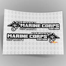 Jeu d'autocollants vinyles latéraux édition personnalisée Corps des Marines pour Jeep Wrangler_6