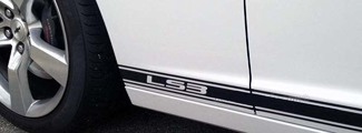 2010 - 2015 Chevrolet Camaro SS RS LS Rocker stripe stripes décalcomanies graphiques