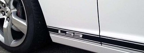 2010 - 2015 Chevrolet Camaro SS RS LS Rocker rayures autocollants autocollants graphiques
