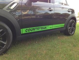 Les décalcomanies à rayures graphiques à bascule s'adaptent à n'importe quel coupé Mini Countryman Cooper S Clubman