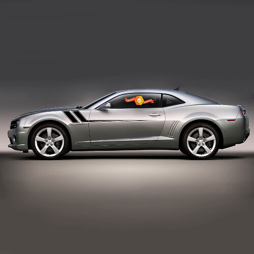 2010 2011 2012 2013 2014 2015 Chevy Camaro Fender to Side Rally Stripes Autocollants Autocollants
