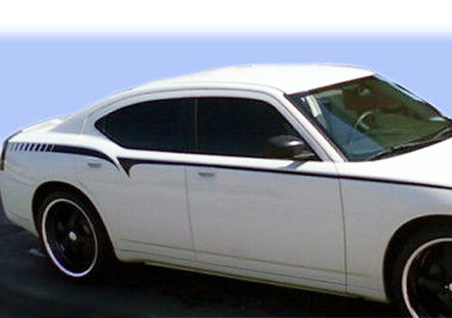 Autocollants Vinyle Bandes Latérales Bodyline Accent pour Dodge Charger 2006-2010