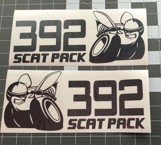 VINTAGE DODGE BOYS Scat Pack Autocollant Super Bee Charger R/T 392 Scatpack
