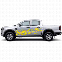 Kit d'autocollants vinyles latéraux éclaboussures de boue et texte personnalisé pour Musclecar Ranger_5
