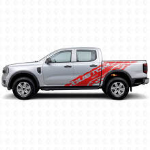 Kit de stickers vinyle latéraux Personnalisés & Anti-boue pour Musclecar Ranger Wildtrak_5