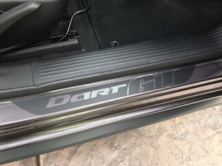 4X Autocollants de seuil de porte en vinyle Dodge Dart GT 2013 - 2018 Turbo Limited SXT Rallye