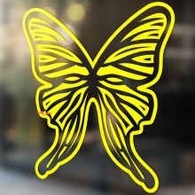 Autocollant Vinyle Universel Silhouette Contour Papillon_4
