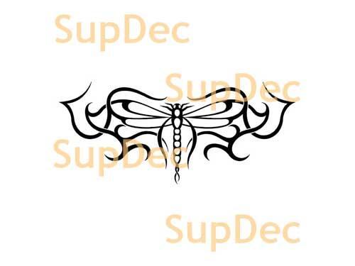 Autocollant mural en vinyle pour fenêtre de salle de bain avec motif papillon #22
