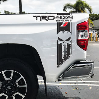 Toyota TRD Tundra Punisher sport 4x4 Racing Stickers vinyle autocollant v