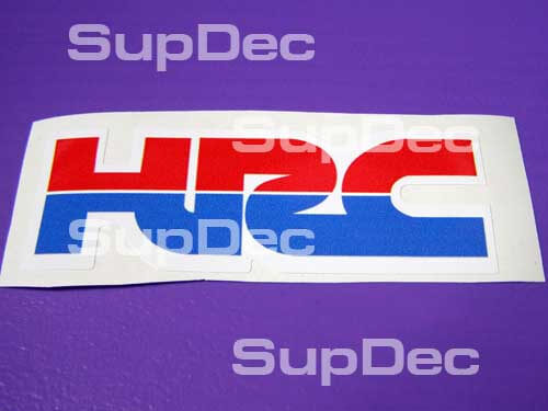 Ensemble d'autocollants en vinyle avec logo style Honda HRC pour Honda