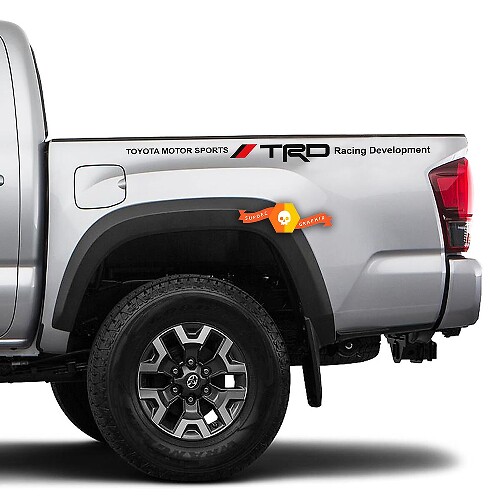 Autocollant en vinyle TRD Toyota Motor Sports pour flanc de caisse Toyota Tacoma