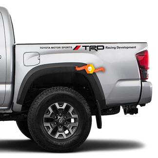 Toyota TRD TUNDRA Tacoma Racing vinyle autocollant autocollant 2 côtés lit camion décalcomanies
