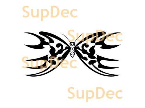 Autocollant mural en vinyle papillon pour fenêtre et salle de bains, #24
