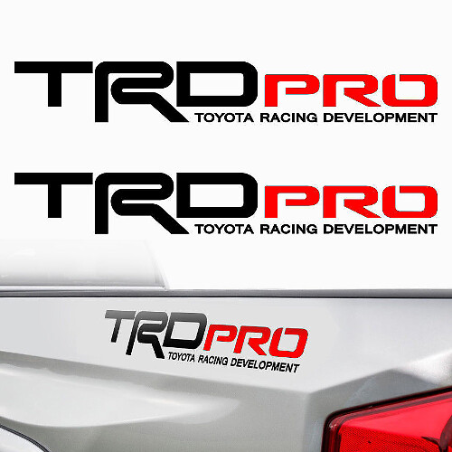 Kit d'autocollants vinyle latéraux TRD Pro pour Toyota Tacoma et Tundra_1