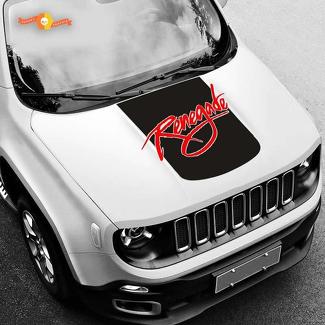 Autocollant en vinyle occultant pour capot personnalisé Jeep Renegade