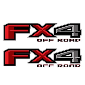 Lot de 2 : 2018 Ford F-150 FX4 hors route vinyle autocollant pour camionnette de chevet