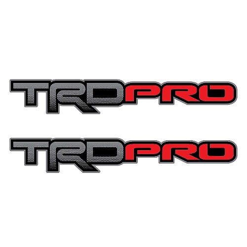 Ensemble d'autocollants vinyle style TRD Pro pour Toyota Tacoma Tundra