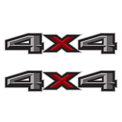 Autocollant Vinyle Universel Logo 4x4