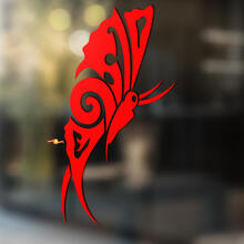 Autocollant en vinyle universel Papillon Tribal_2