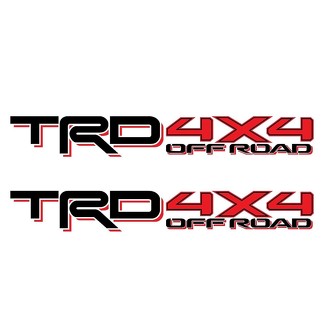 Lot de 2 : 2017-2018 TRD 4 x 4 tout-terrain Toyota Tacoma Tundra chevet autocollant couleur