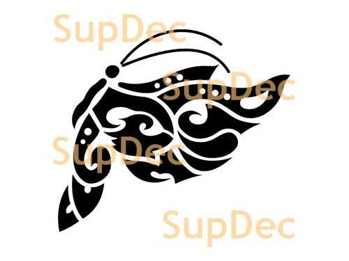 Autocollant mural en vinyle en forme de papillon pour fenêtre de salle de bain #28
