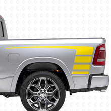 Kit d'autocollants en vinyle à rayures Strobe Stile pour capot et côtés de benne pour Dodge Ram 1500_9