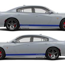 2X Dodge Charger Rocker Panel décalcomanies Stripe Vinyl Graphics Kit
 3