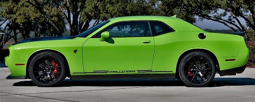 Dodge Challenger 2008- 2018 kit d'autocollants graphiques latéraux en vinyle