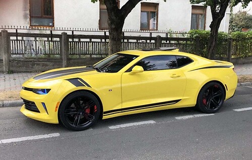 Racing Rally Stripe Kit Capot Toit Coffre Autocollant vinyle pour Chevrolet Camaro 2016-2018