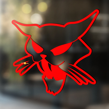 Autocollant universel en vinyle Angry Cat_2