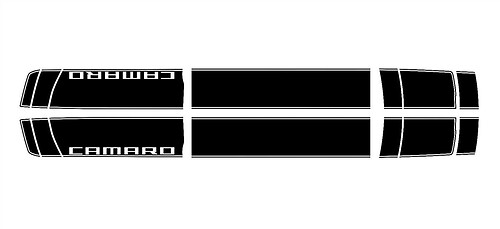 2016- 2017 Camaro Pin Stripe Rally Vinyl Graphic Autocollants Racing Stripes SS RS
