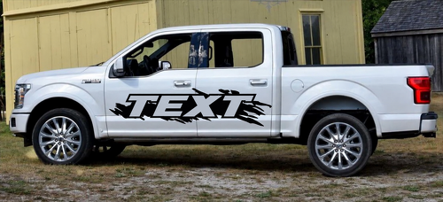 Autocollant vinyle latéral Claw Graphics pour Ford F-150
