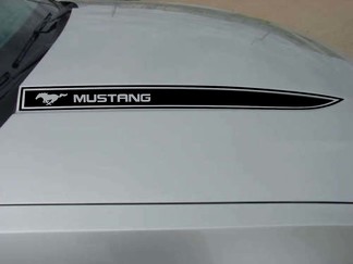 FORD MUSTANG Hood Spear Graphics Kit Stickers Trim Emblems logo 2010-2014