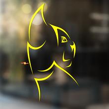 Autocollant Vinyle Universel Silhouette de Chat Style Trybal_4