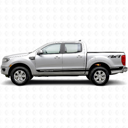 Kit de décalcomanies en vinyle personnalisées de bandes latérales 4x4 pour Musclecar Ranger Wildtrak