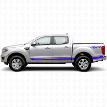 Kit de décalcomanies en vinyle personnalisées de bandes latérales 4x4 pour Musclecar Ranger Wildtrak_2