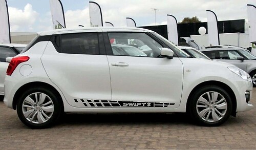 2x autocollants graphiques latéraux en vinyle Suzuki Swift 2017-2018