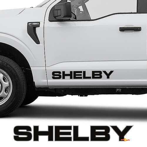 Portes latérales Shelby Super Splake Sport Decs Stickers pour Ford F-150
