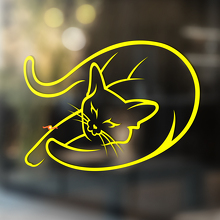 Autocollant Vinyle Universel Lying Cat_4