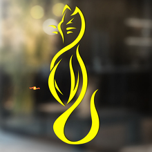 Autocollant en vinyle universel style lignes fluides Cat_4