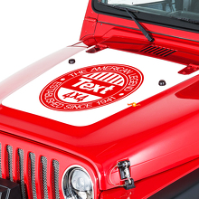 Autocollant en vinyle American Legend pour capot Jeep Wrangler 1999-2006_2