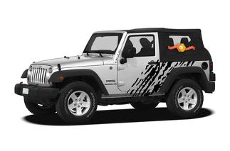 Jeep Wrangler (2007-2016) Kit d'autocollants en vinyle 2 portes - Splash