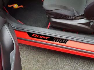 4X Autocollants de seuil de porte en vinyle Dodge Dart 2013 - 2018 Turbo GT Limited Rallye SXT