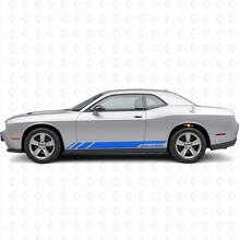 Autocollant vinyle bande latérale style course pour Dodge Challenger 2009-2018_2