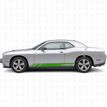 Autocollant vinyle bande latérale style course pour Dodge Challenger 2009-2018_3